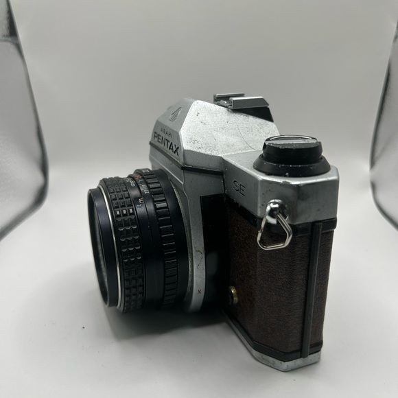 Brown Trim Asahi Pentax K1000 SE Film Camera w/ 50mm f2 Pentax Lens - Picture 6 of 7